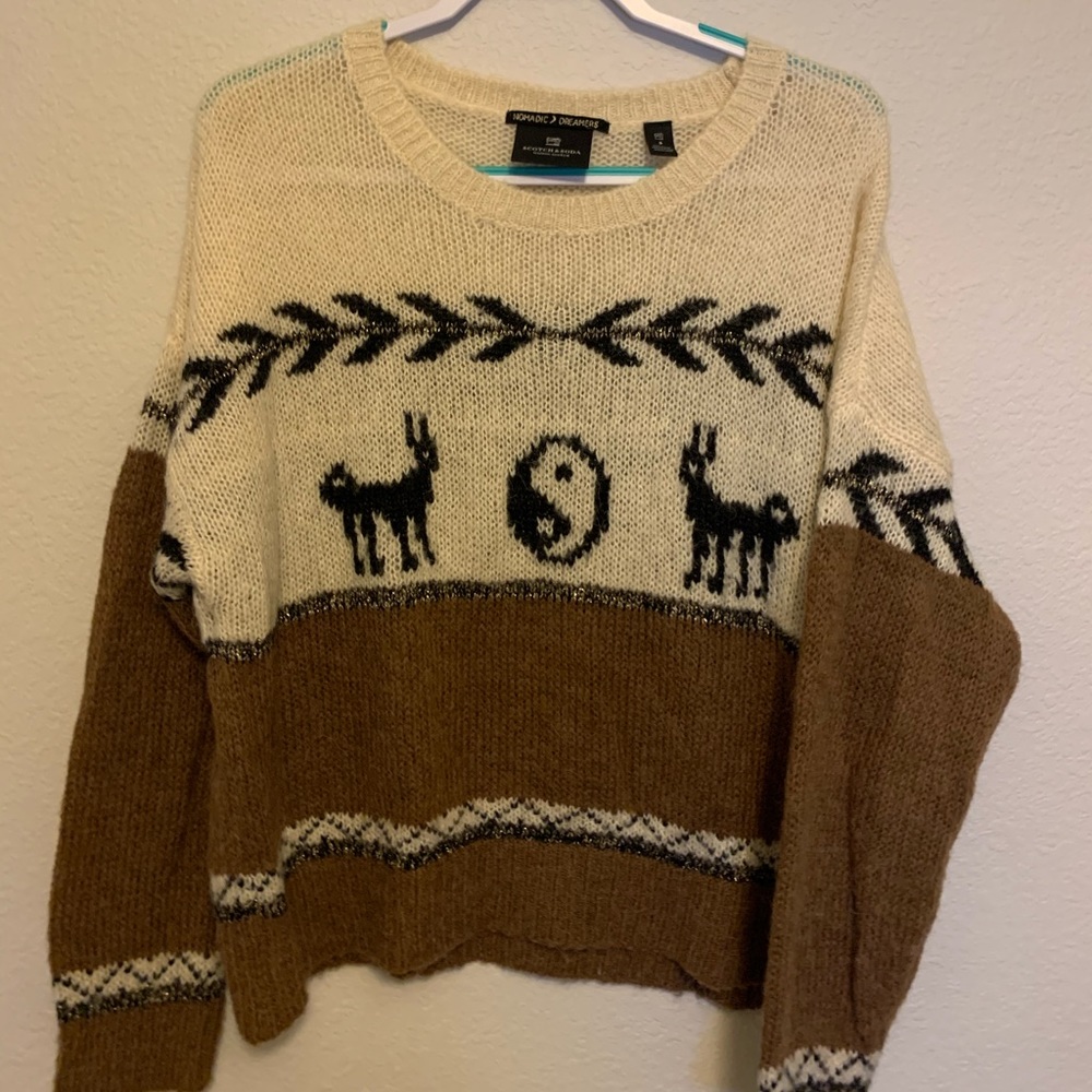 Scotch and soda knit ying yang sweater